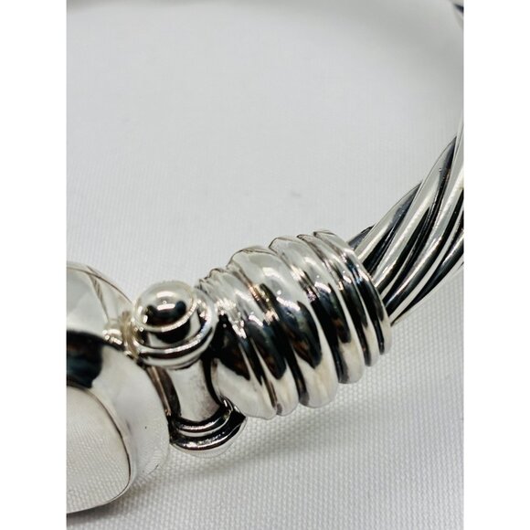 David Yurman Hinge Watch Case Bangle Bracelet 925 585 14k - Picture 4 of 14